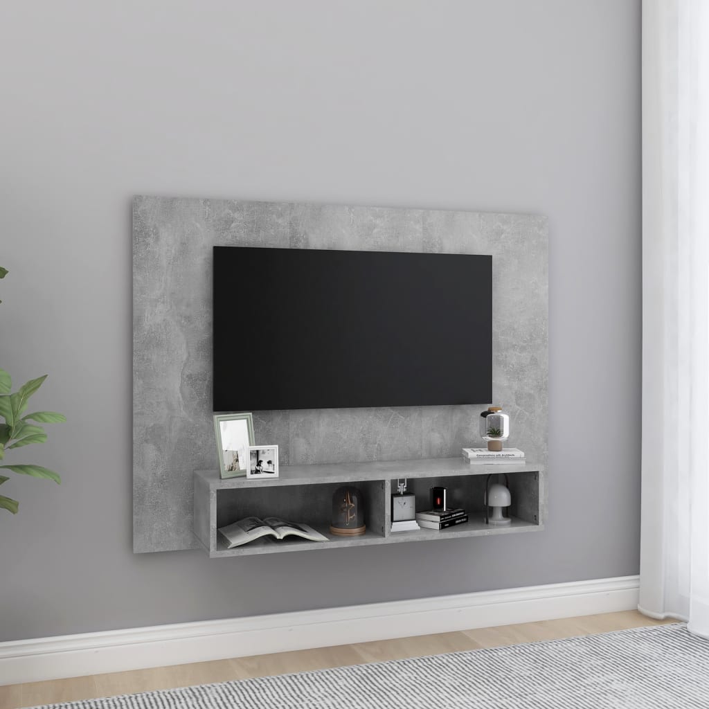 Wall Tv Cabinet 120X23.5X90 Cm Engineered Wood