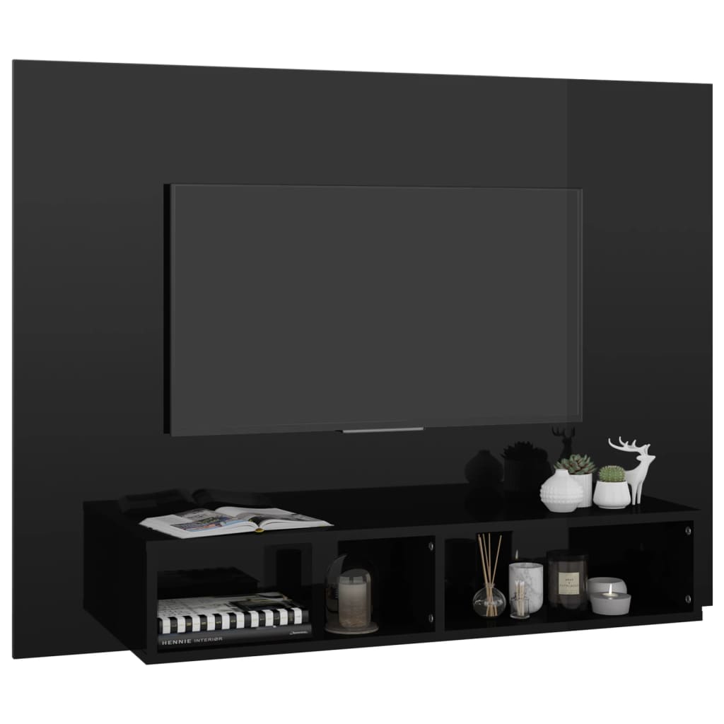 Wall Tv Cabinet 120X23.5X90 Cm Engineered Wood