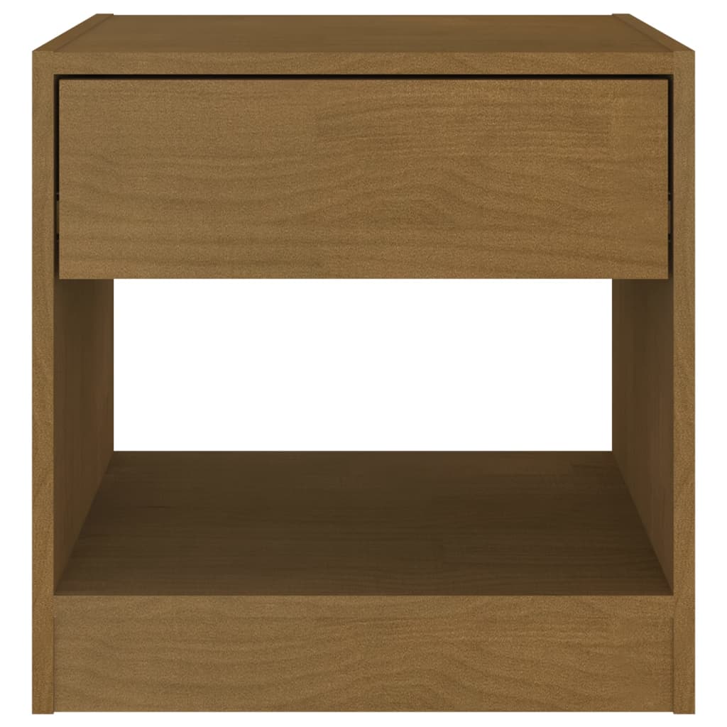 Bedside Cabinet 40X31X40 Cm Solid Pinewood