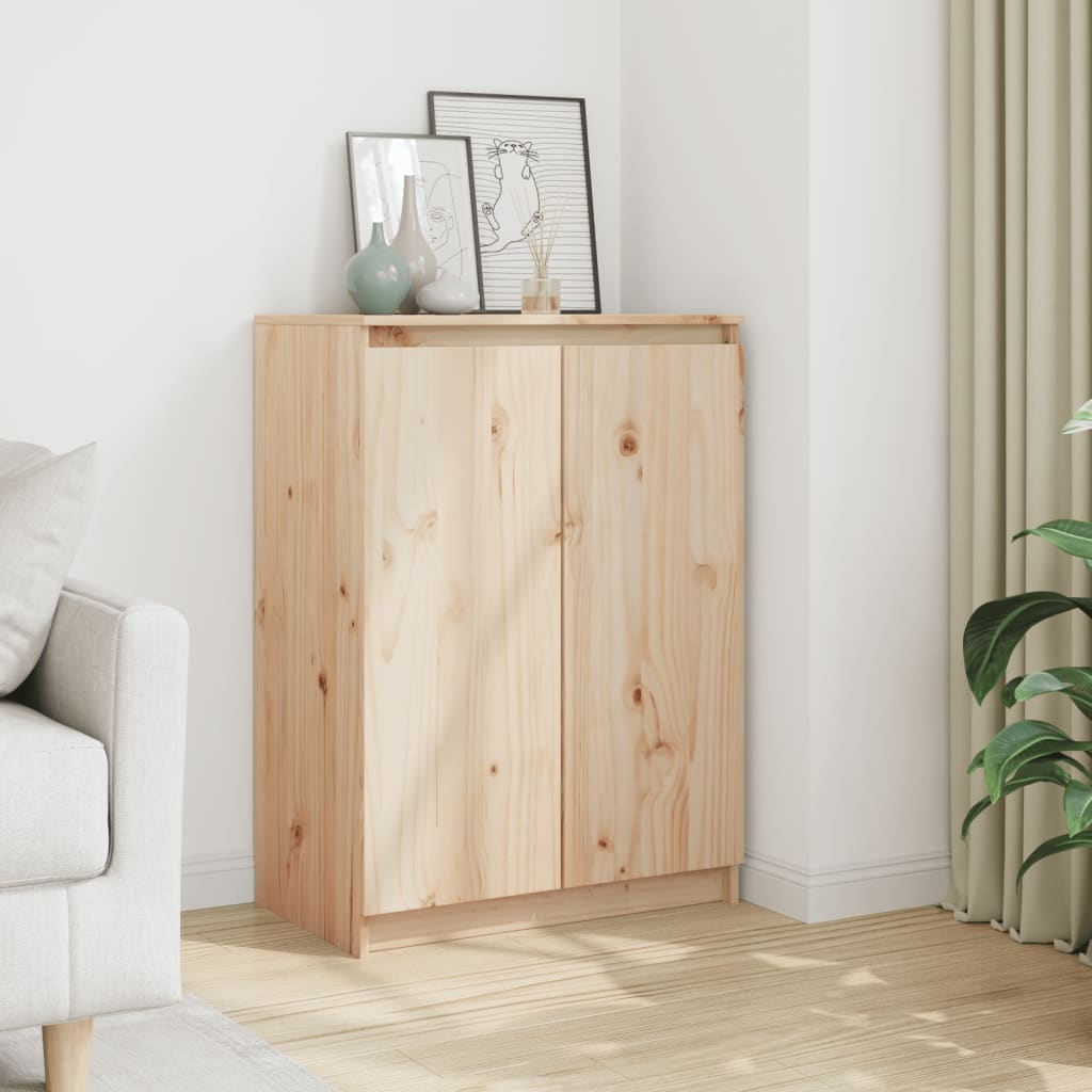 Sideboard 60X36X84 Cm Solid Pinewood