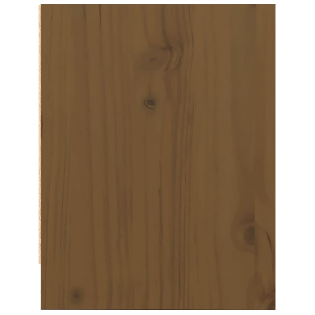 Bedside Cabinet 40X30.5X40 Cm Solid Pinewood
