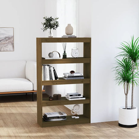 Book Cabinet/Room Divider 80X30X Solid Wood Pine