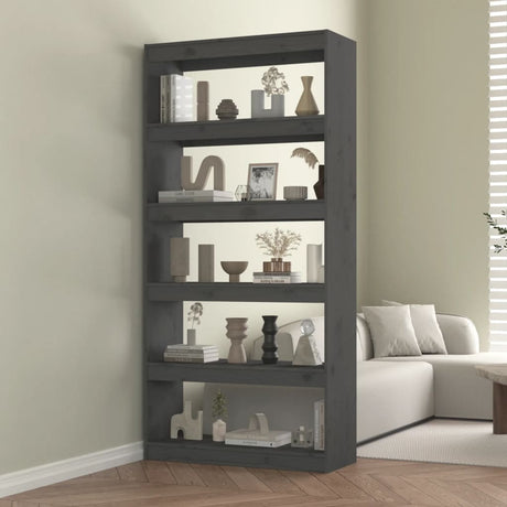 Book Cabinet/Room Divider 80X30X Solid Wood Pine