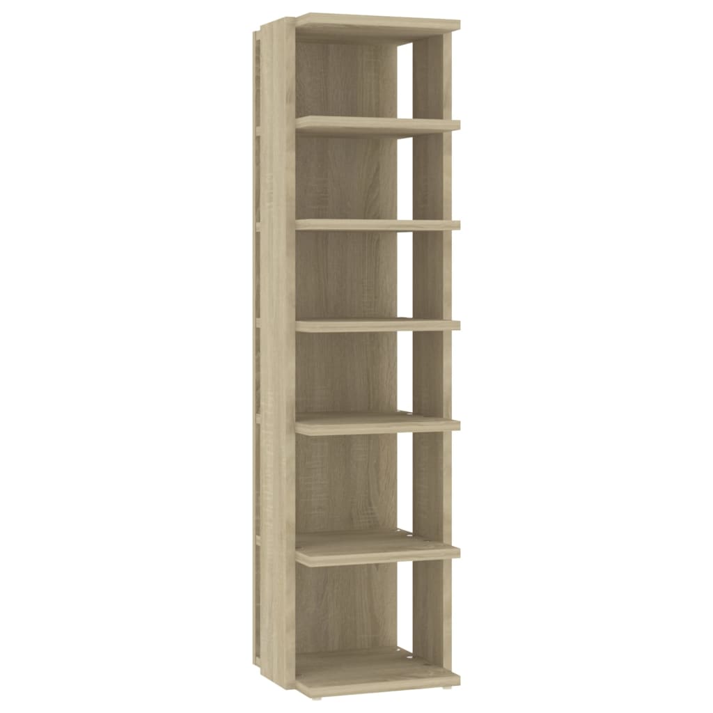 Shoe Cabinet 27.5X27X102 Cm Engineered Wood