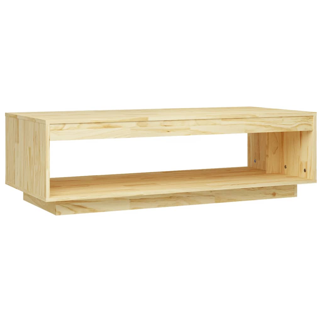 Coffee Table 110X50X33.5 Cm Solid Pinewood