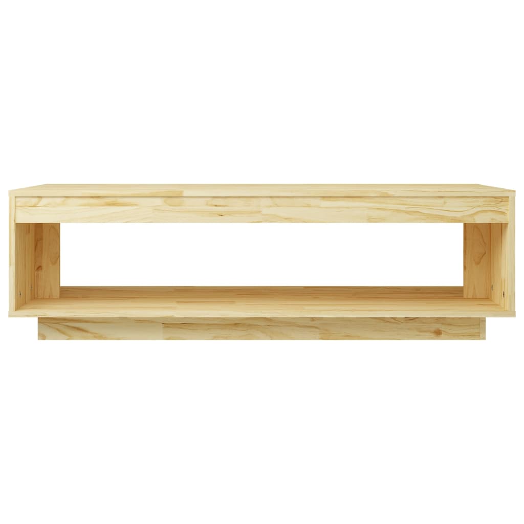 Coffee Table 110X50X33.5 Cm Solid Pinewood