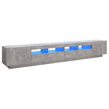 Tv Cabinet With Led Lights 260X35X40 Cm