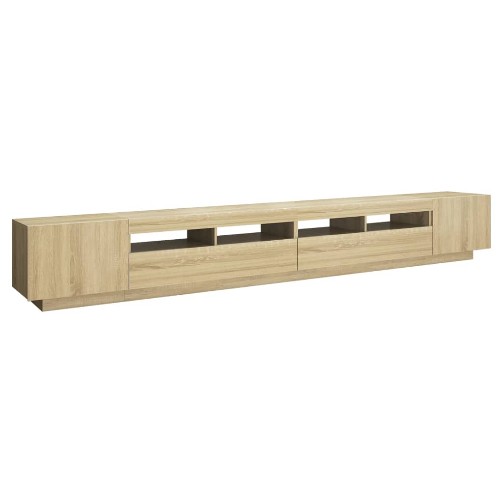 Tv Cabinet With Led Lights 300X35X40 Cm