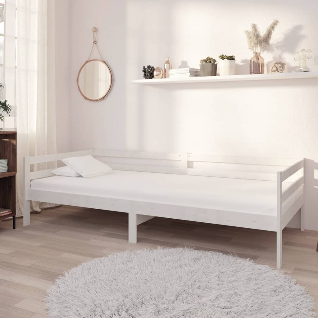 Day Bed Without Mattress Solid Wood Pine 90X200Cm
