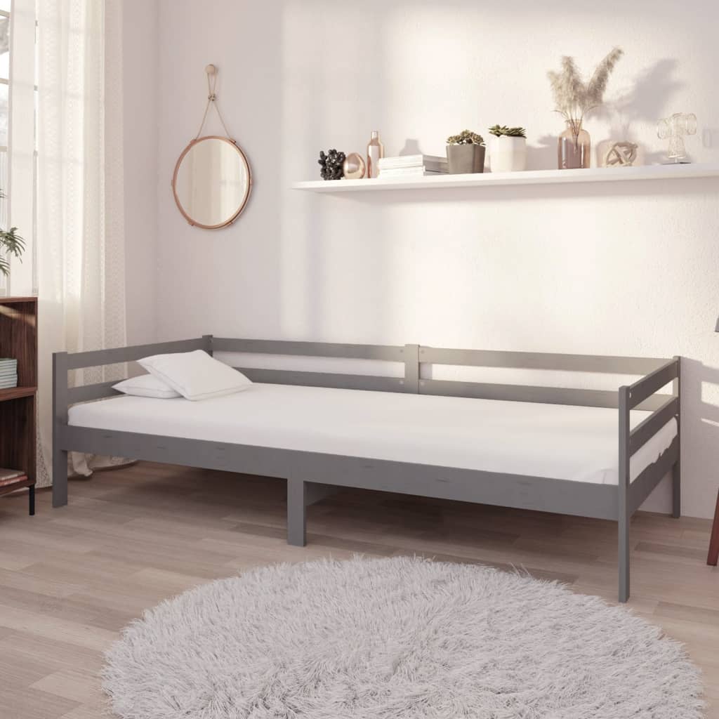 Day Bed Without Mattress Solid Wood Pine 90X200Cm
