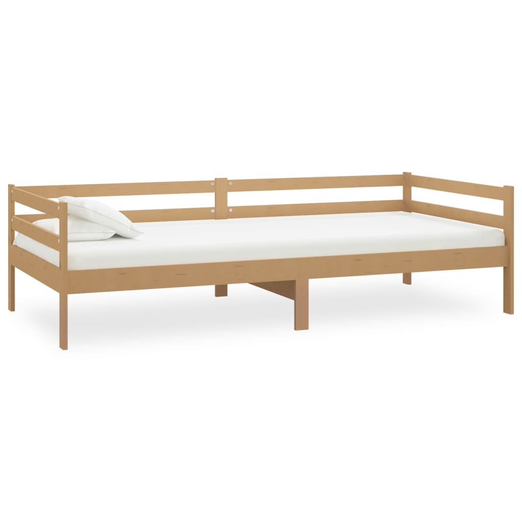 Day Bed Without Mattress Solid Wood Pine 90X200Cm
