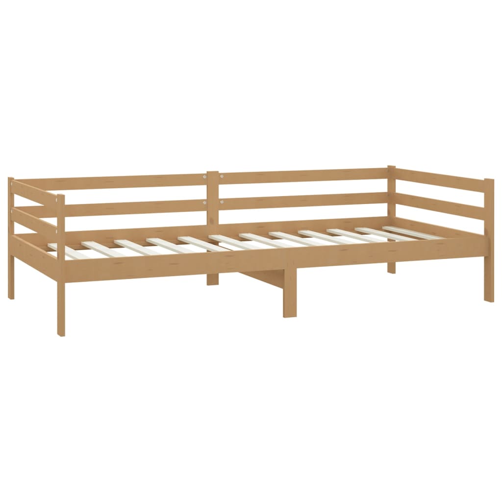 Day Bed Without Mattress Solid Wood Pine 90X200Cm