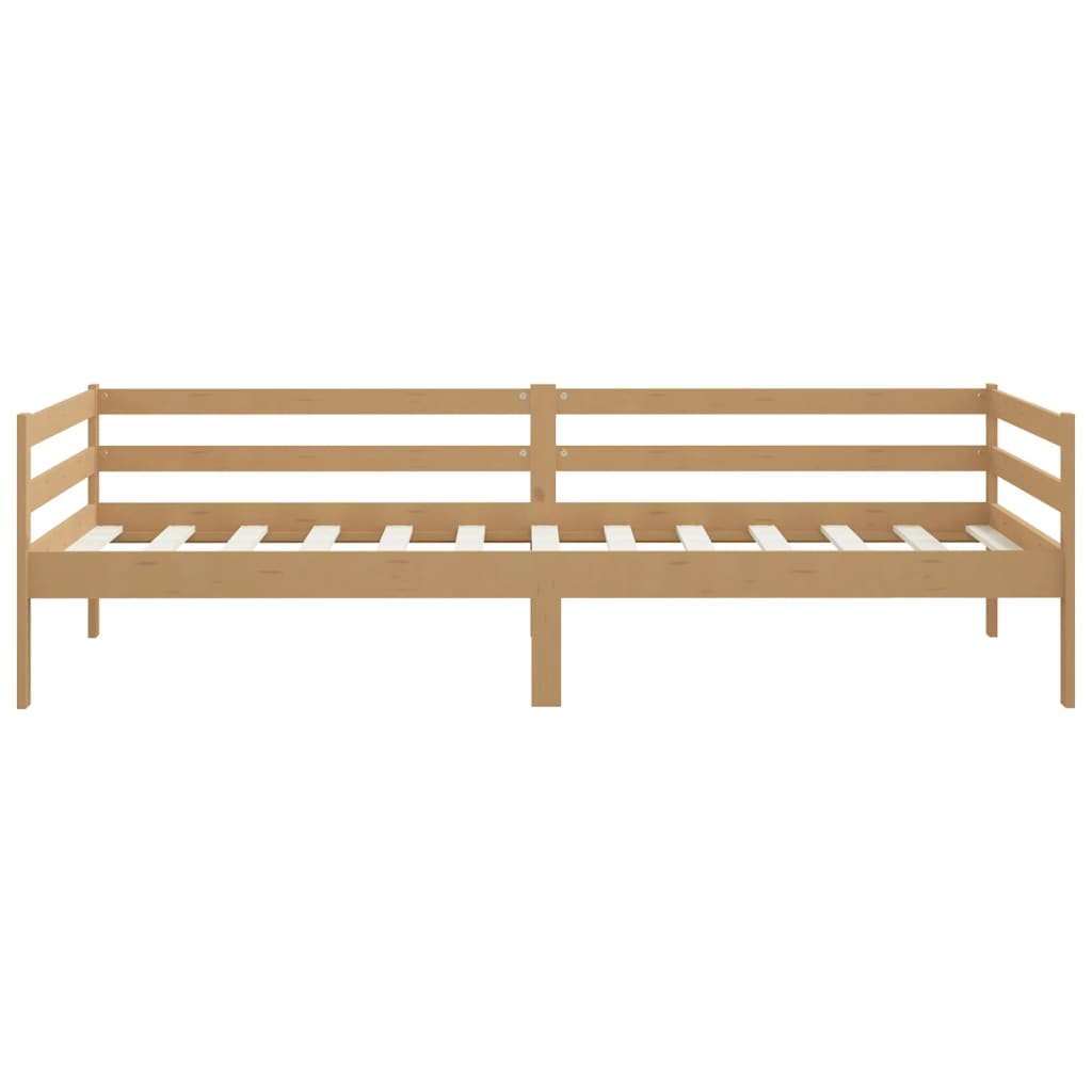 Day Bed Without Mattress Solid Wood Pine 90X200Cm