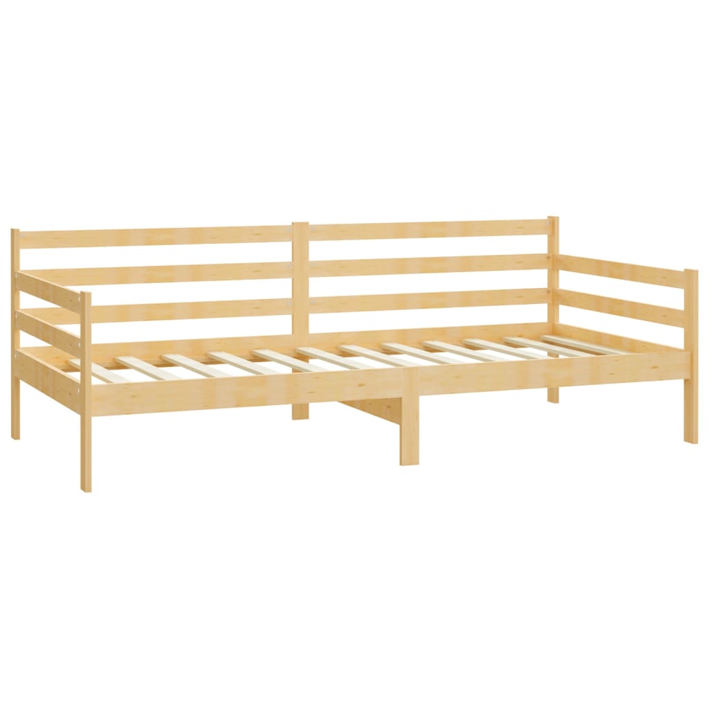 Day Bed Without Mattress Solid Wood Pine 90X200Cm