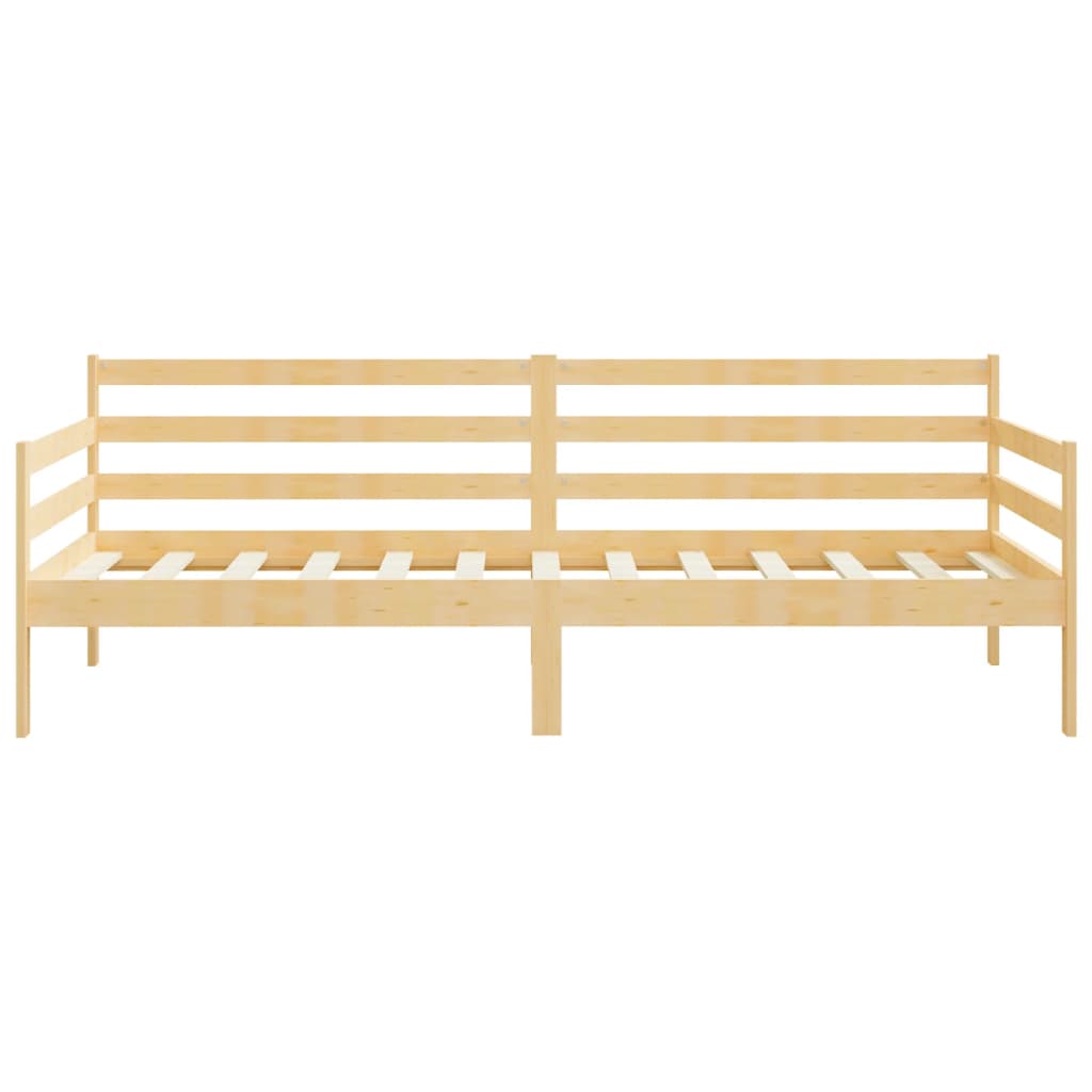 Day Bed Without Mattress Solid Wood Pine 90X200Cm