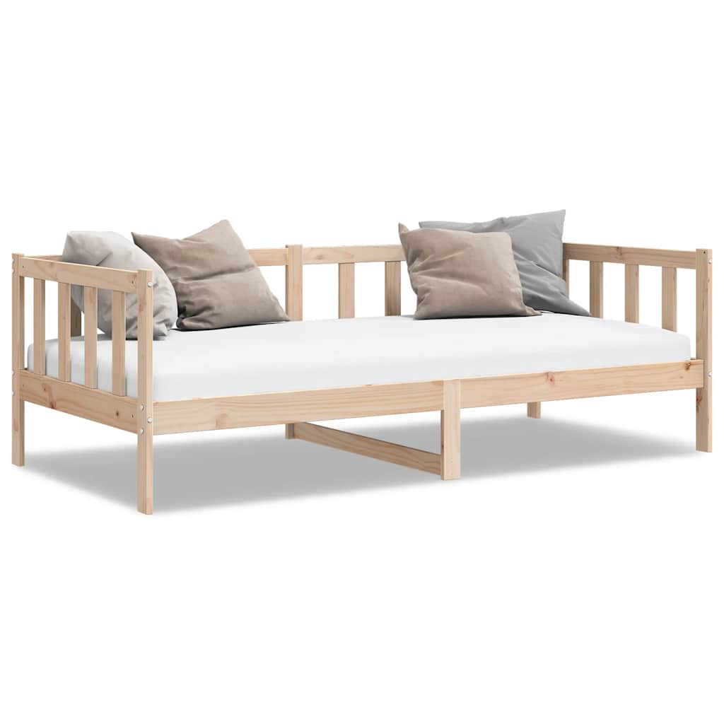 Day Bed Without Mattress Solid Wood Pine 90X200Cm