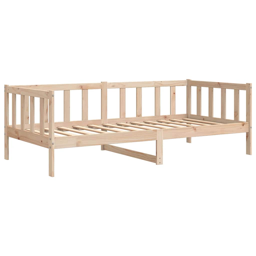 Day Bed Without Mattress Solid Wood Pine 90X200Cm