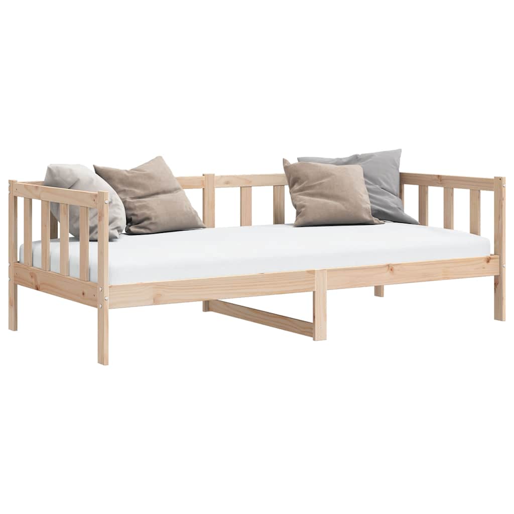 Day Bed Without Mattress Solid Wood Pine 90X200Cm