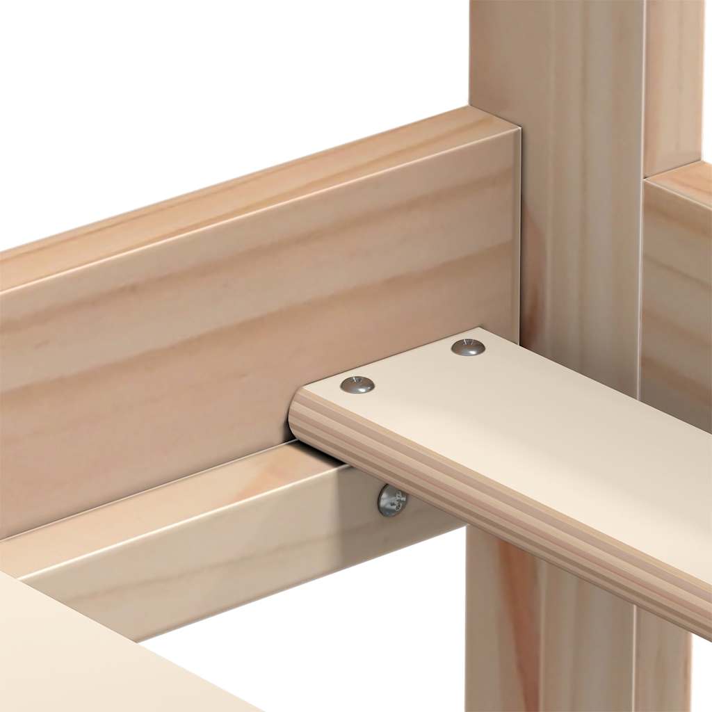 Day Bed Without Mattress Solid Wood Pine 90X200Cm