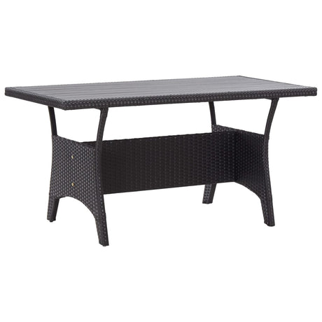 Garden Table Poly Rattan
