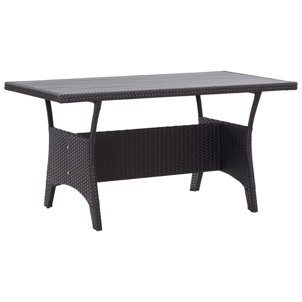 Garden Table Poly Rattan