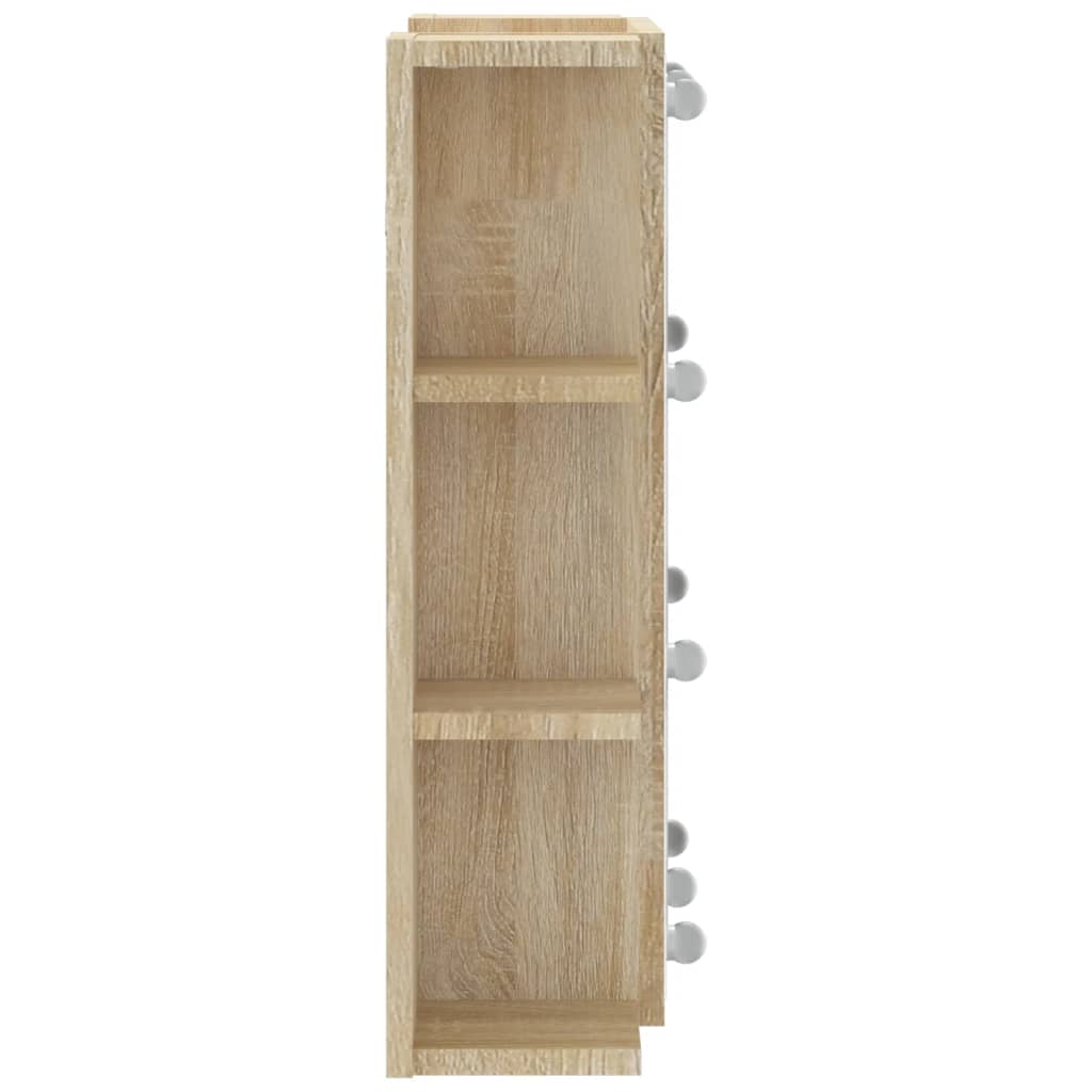 Mirror Cabinet With Led 70X16.5X60 Cm