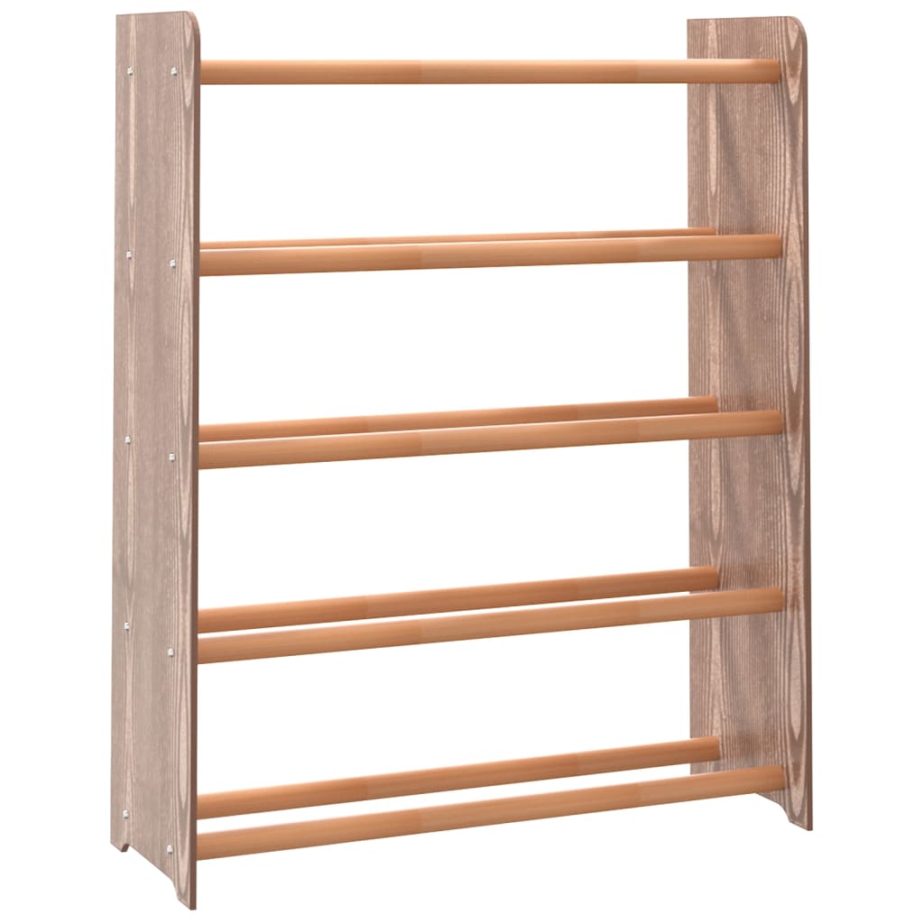 Shoe Rack 65X24X Engineered Wood