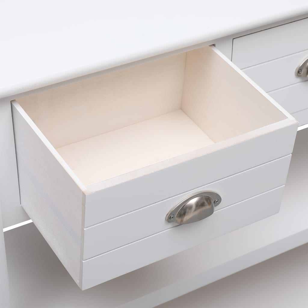 Sideboard 108X30X76 Cm Solid Paulownia Wood