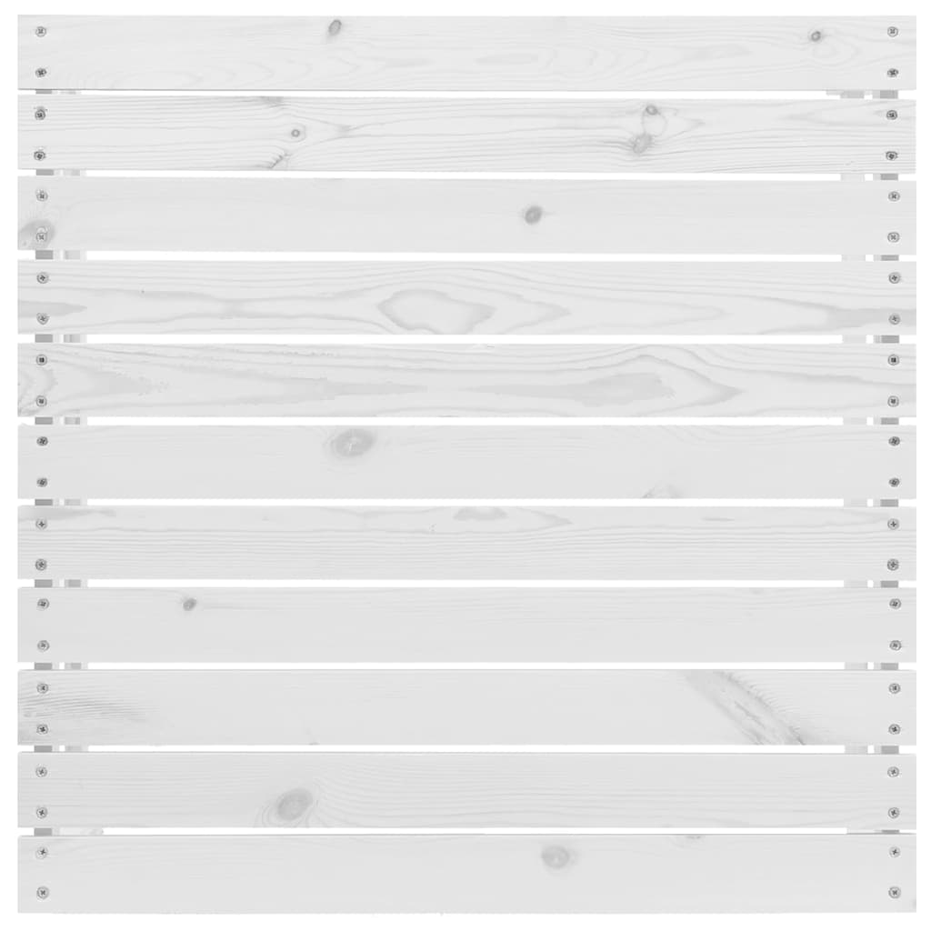 Garden Footstool Solid Pinewood