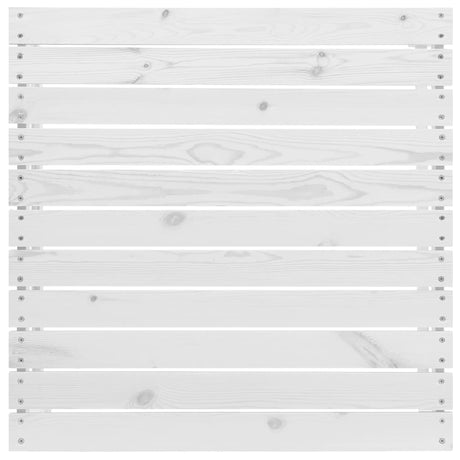 Garden Footstool Solid Pinewood