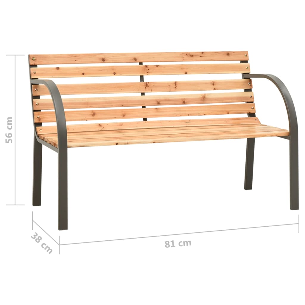 Children Garden Bench 81 Cm Chinese Fir Wood