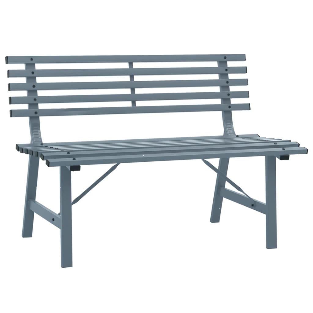 Garden Bench 110 Cm Steel