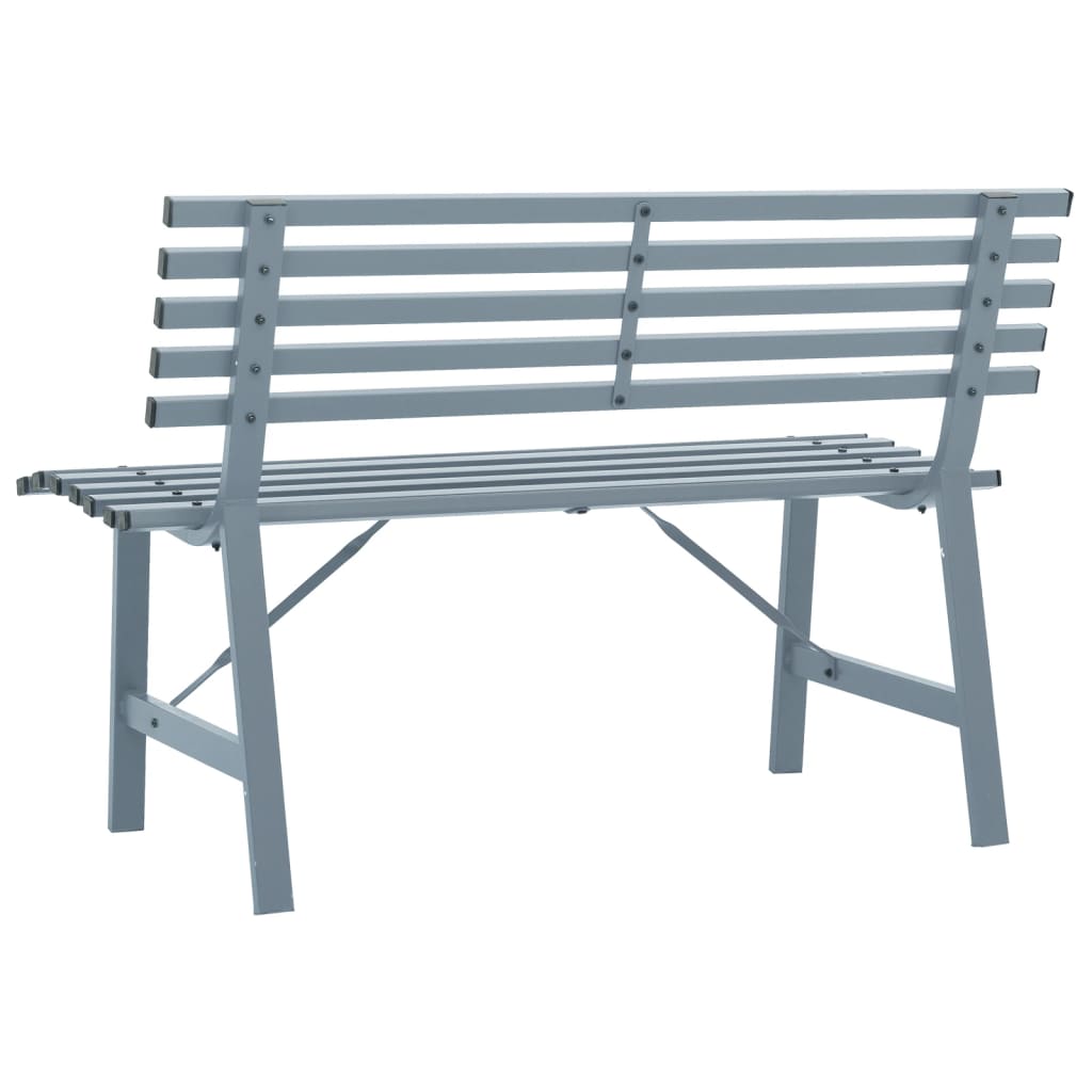 Garden Bench 110 Cm Steel