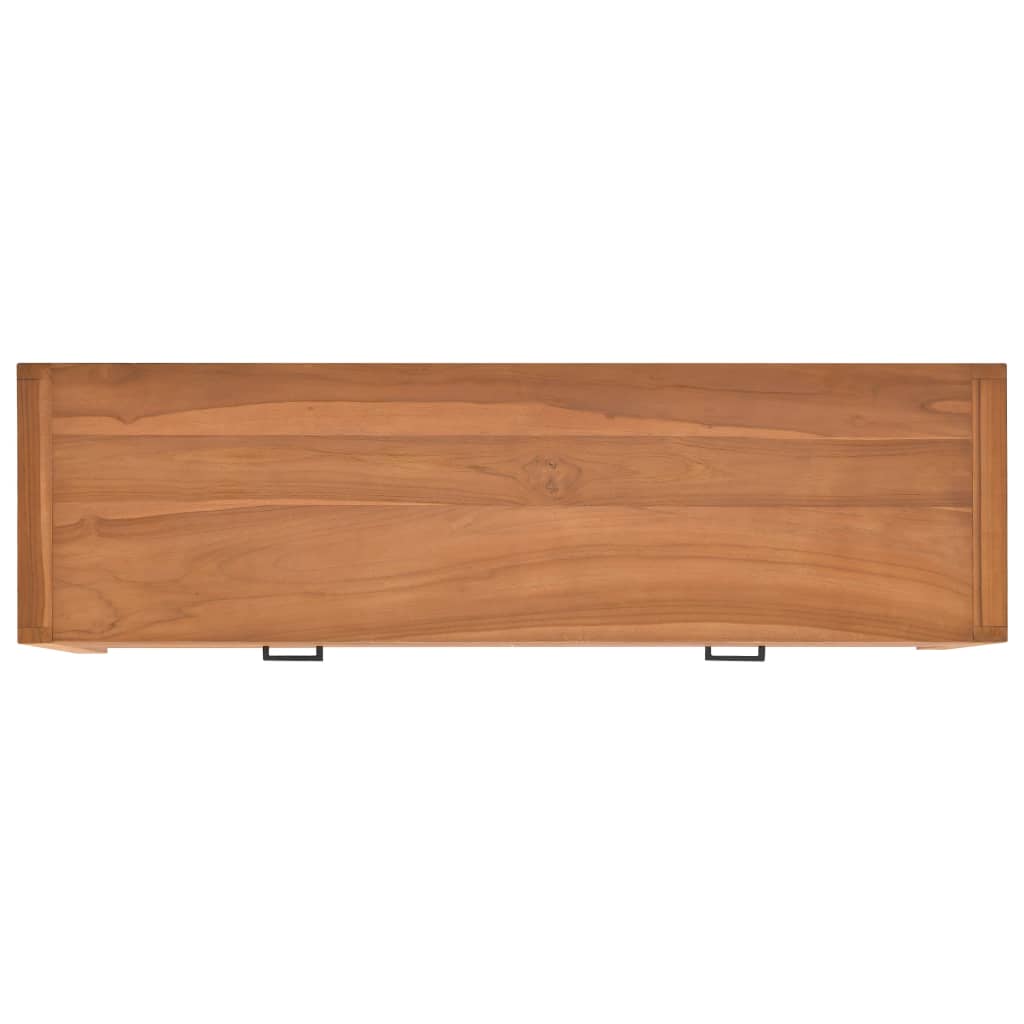 Tv Cabinet 120X40X45 Cm Solid Wood Teak