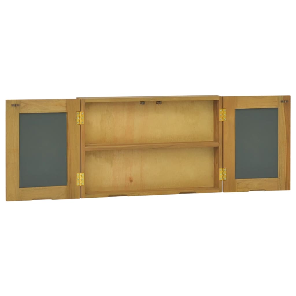 Mirror Cabinet 60X10X40 Cm Solid Wood Teak