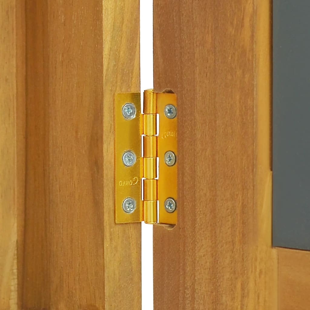 Mirror Cabinet 60X10X40 Cm Solid Wood Teak