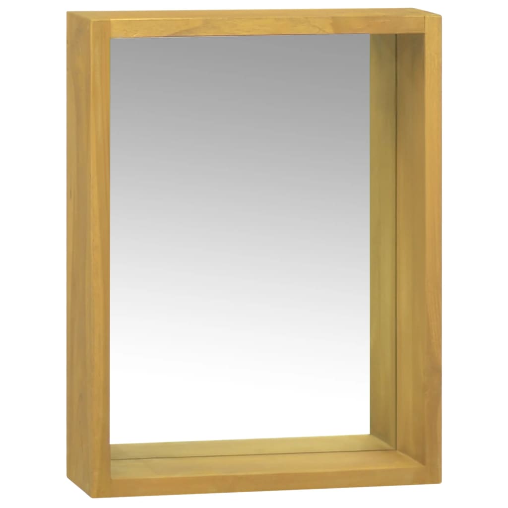 Mirror Cabinet 30X10X40 Cm Solid Wood Teak