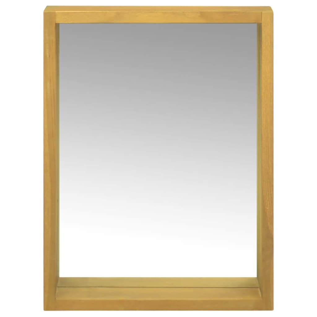 Mirror Cabinet 30X10X40 Cm Solid Wood Teak
