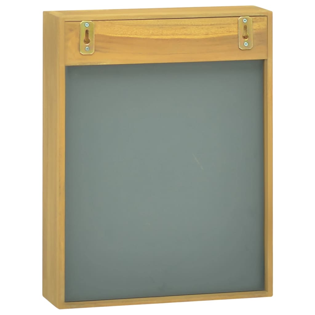 Mirror Cabinet 30X10X40 Cm Solid Wood Teak
