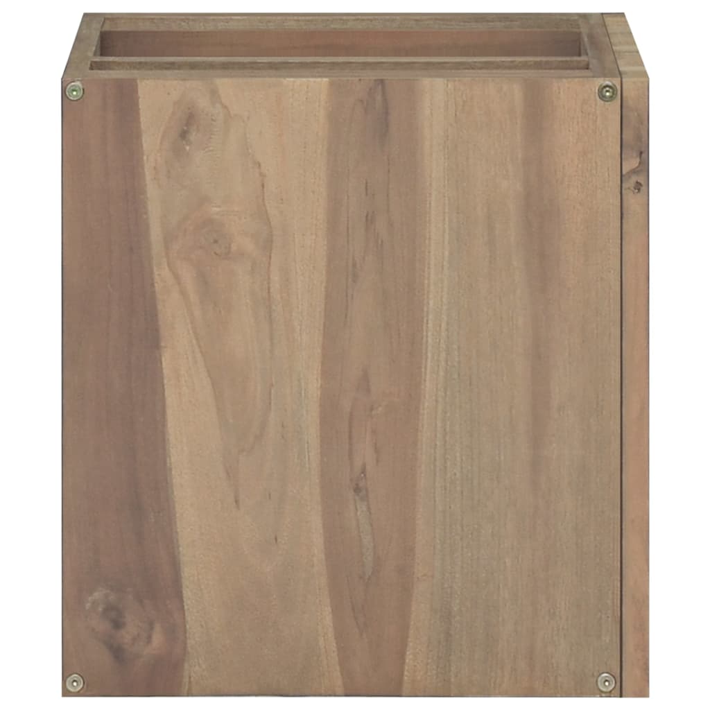 Wall-Mounted Bathroom Cabinet Solid Wood Teak