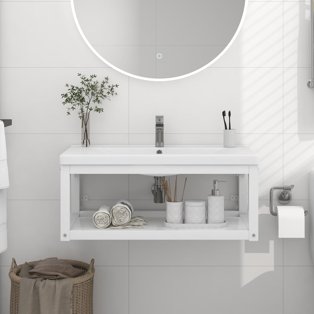 Wall-Mounted Bathroom Washbasin Frame Iron