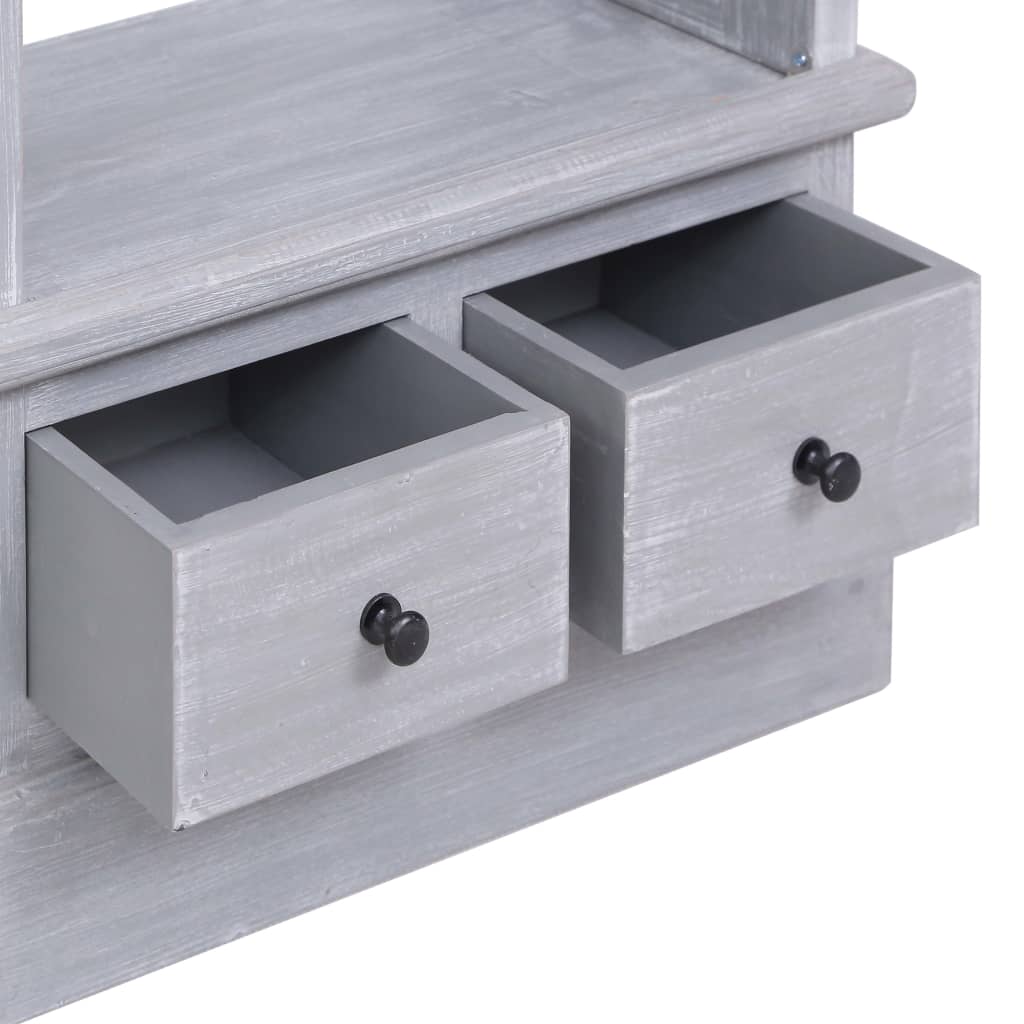 Highboard Solid Mahogany Wood