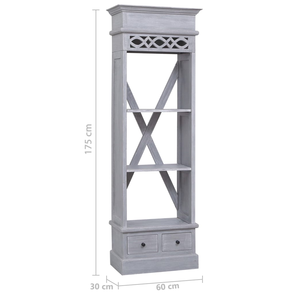 Highboard Solid Mahogany Wood