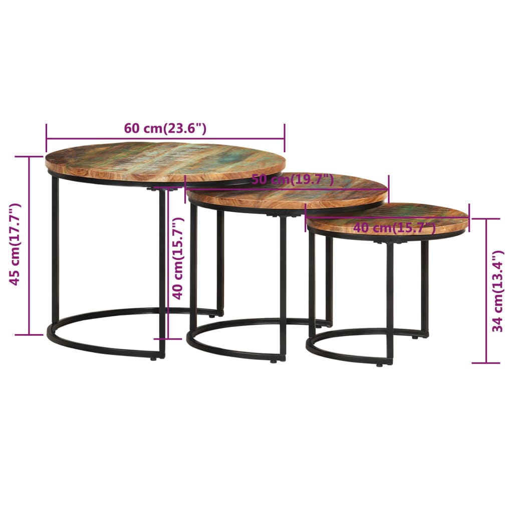 Nesting Tables 3 Pcs