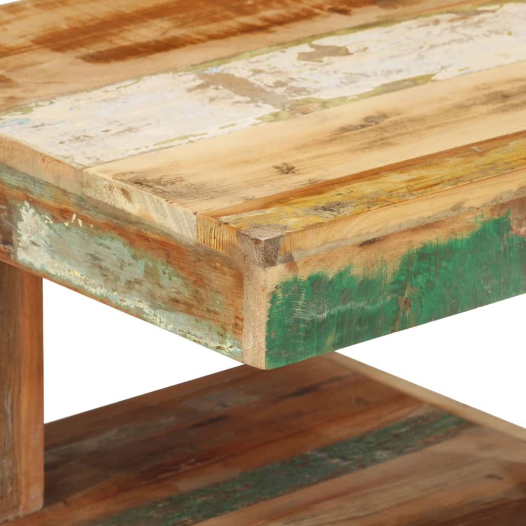 Coffee Table 45X45X40 Cm Solid Wood Reclaimed