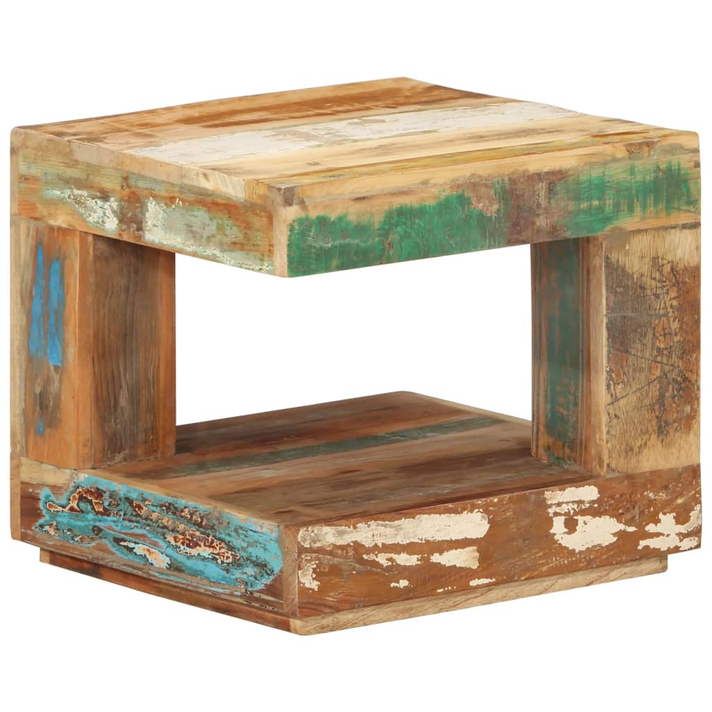Coffee Table 45X45X40 Cm Solid Wood Reclaimed