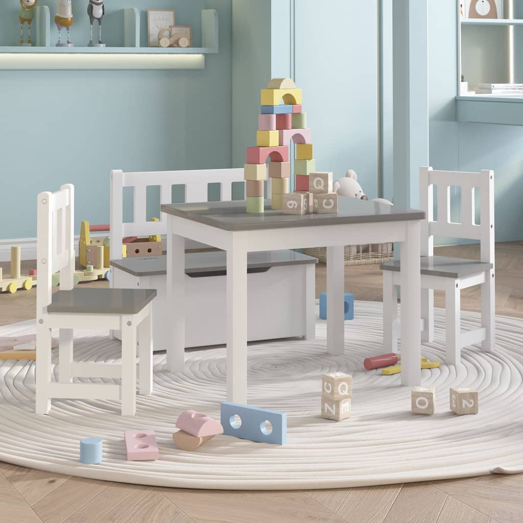 3 Piece Children Table And Chair Set Mdf
