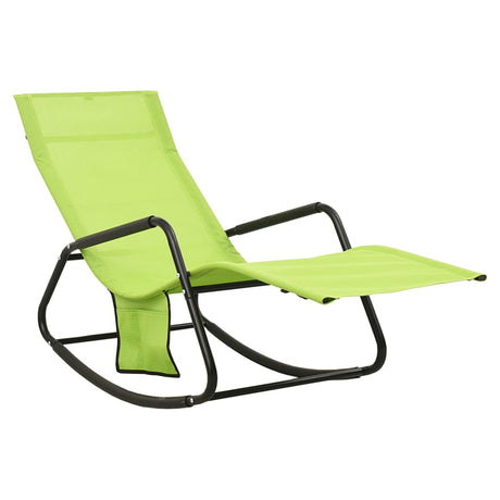 Sun Lounger Steel And Textilene
