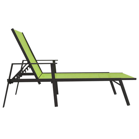 Sun Lounger Steel And Textilene Fabric