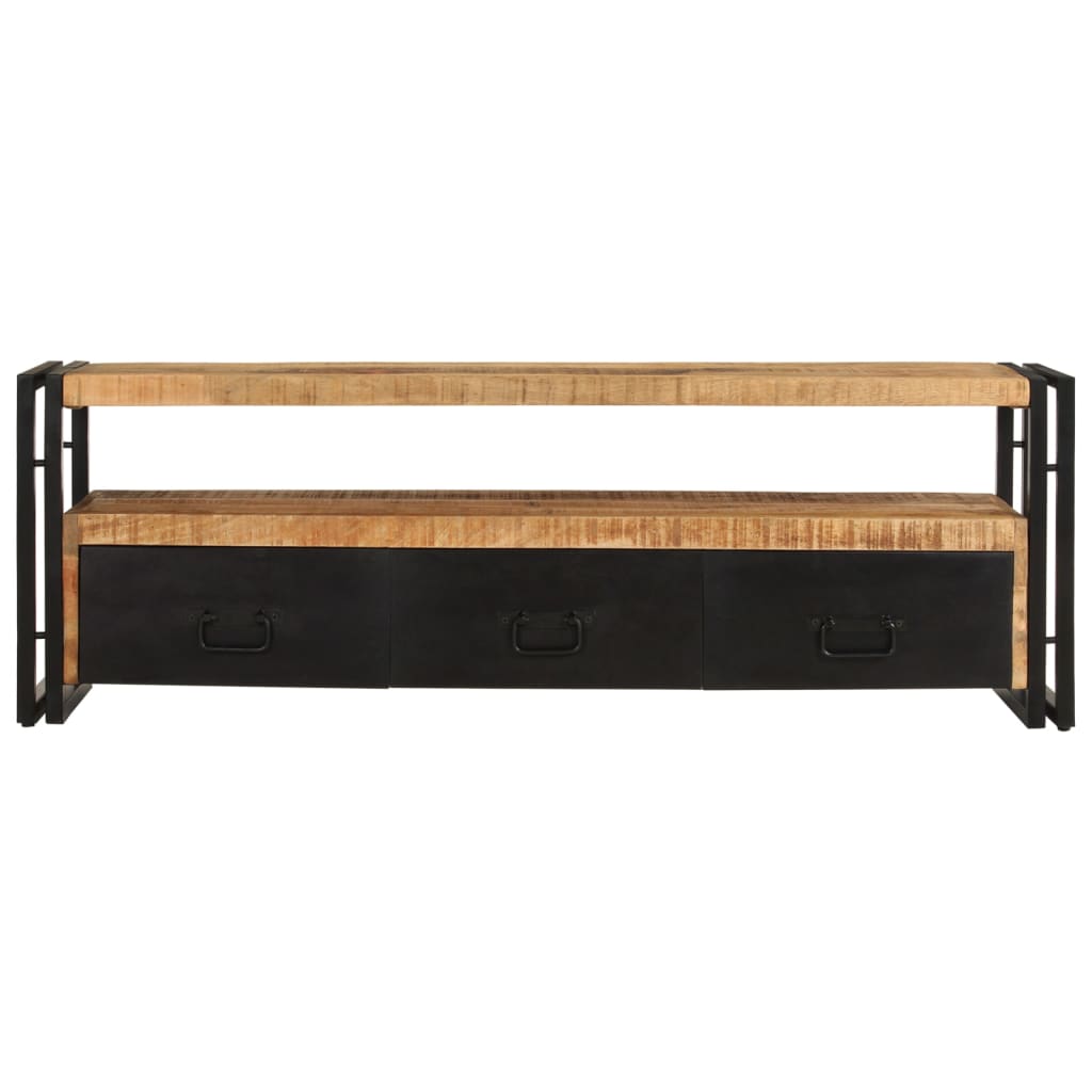 Tv Cabinet 120X30X40 Cm Solid Wood Mango